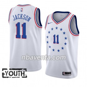 Camiseta Niños Philadelphia 76ers Demetrius Jackson 11 2018-19 Nike Blanco Swingman